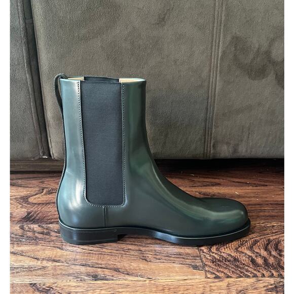 $1,500 NIB Bottega Veneta Men\'s Gray Leather Chelsea Boots Size 6(39) main image 4